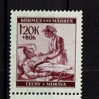 Los H16474: Böhmen & Mähren Mi. S Zd 1 * *