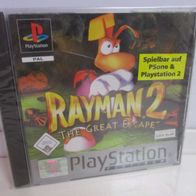 RAYMAN 2 The Great Escape Playstation 1 Spiel Original Verschweisst