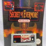 Secret of Evermore Super Nintendo Spiel + Spieleberater