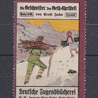 alte Reklamemarke - Deutsche Jugendbücherei - Nr. 15 - Geschwister d Geiß-Chris (382)