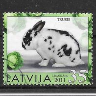 05) Lettland 2011 Tiere Mi. Nr. 800 gestempelt