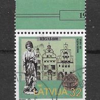 10) Lettland 1997 Denkmal Mi. Nr. 470 gestempelt