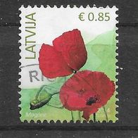 11) Lettland 2014 Blumen Mi. Nr. 886 gestempelt