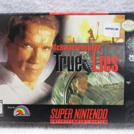 True Lies Schwarzenegger US Super Nintendo Spiel mit Verpackung