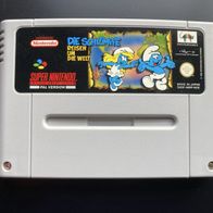 Die Schlümpfe reisen um die Welt - Schlüpfe 2 * Super Nintendo Spiel * SNES *
