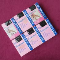 NEU 6x Feinstrumpfhose schwarz Gr 1 36/38 Golden Lady Transparent 15 DEN Tights