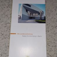 Faltblatt Landesvertretung BaWü in Berlin