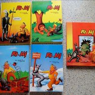 Pit & Alf Nr. 1 -5 -- Comic aus den Norbert Hethke Verlag 1987-1989