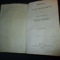 Militär-Schematismus des österreichischen Kaiserthumes, Gebundene Ausgabe – 1820
