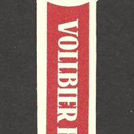 Bieretikett "Vollbier Hell" Schlossbrauerei Drachselsried (Bruckmayer) Lkr. Regen