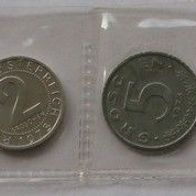 Österreich Kursmünzensatz KMS 1973 Volksbank, Polierte Platte