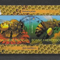 027) Bosnien-Herzegowina 2004 Insekten Block 22 gestempelt