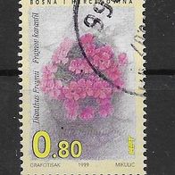 029) Bosnien-Herzegowina 1999 Blumen Mi. Nr. 52 gestempelt