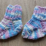 Baby Socken 0 - 3 Monate gestrickt
