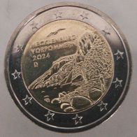 2 Euro BRD 2024 Gedenkmünze Mecklemburg Deutschland bankfrisch
