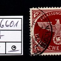 Los B6601: Deutsches Reich Feldpost Mi. 2 Ay, gest