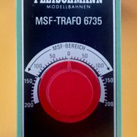 Fleischmann Bühler MSF 6735, Fahrpult 230 V, 14 V 0,6 A, 14 V = 0,6 A, super