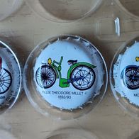 ALT ! Kronkorken "Tut Gut Malz by Stauder" -bicycle- Brauerei Stauder Essen NRW