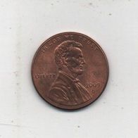 Münze USA 1 Cent 2009 Abraham Lincoln 200 Geburtstag