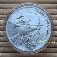 1 Oz Unze Chiwoo Cheonwang Südkorea Serie, 2022, 1 Clay, KOMSCO st