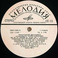 Leningrad Jazz Orchestra - Josif Wainstein LP Russia Melodiya label