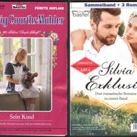 Hedwig Courths-Mahler Band 52 & Silvia Exklusiv Sammelband 2565, Bastei Set