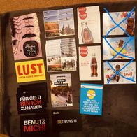 28 Sammelarten Postkarten Werbekarten Edgar Cola Lübeck Norden