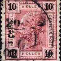 Briefmarke Österreich MI 89 o
