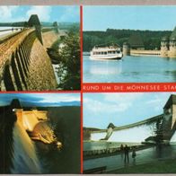 300) BRD - AK : Bad Salzuflen - Möhnesee - Möhnetalsperre - Fliegeraufnahme