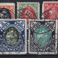 Los H24085: Danzig Mi. 53/62, gest