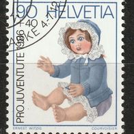 CH 1334 gestempelt