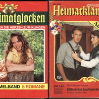 Heimatglocken 5er Band Nr. 5 Kelter, Heimatklänge Nr. 223 Pabel, 6 Heimat-Romane