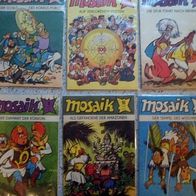 Mosaik 1984 + 85 + 86: Nr. 1 -12 -- Comics aus dem Verlag Junge Welt