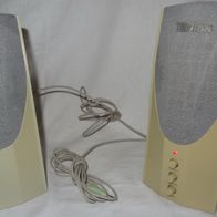 P Tevion MD 9871Multimedia Aktiv-Stereo-Lautsprecher mit Netzadapter gebraucht voll