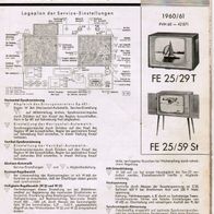 Telefunken, FE 25/29T, FE 27/59T Schaltbild (T56)