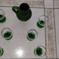 Konvolut Römer Weingläser mit Krug