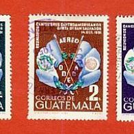 Guatemala 1954 Mi.561 - 563 kompl. Satz gest.