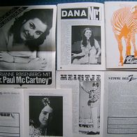 Fanmagazin aus 1970 - Dana, Heintje, Marianne Rosenberg, Petra Pascal etc.