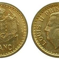 Monaco 1 Franc 1945 Fürst LOUIS II. (1922-1949)