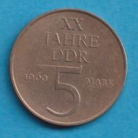 DDR 5 Mark 1969 20 Jahre DDR