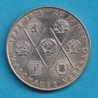 DDR 10 Mark 1975 20 Jahre Warschauer Vertrag