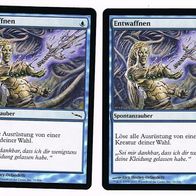 2x "Entwaffnen" Common aus "Mirrodin", ungespielt
