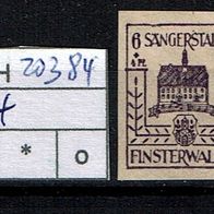 Los H20384: Lokalausgaben Finsterwalde Mi. 4 * *