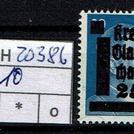 Los H20385: Lokalausgaben Glauchau Mi. 10 * *