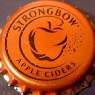 Strongbow Apple Cider orange Kronkorken UK 2015 Kronenkorken Apfel Cidre in unbenutzt