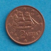 Griechenland 2 Cent 2011