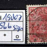 Los H19007: Deutsches Reich Mi. 56 b, gest., sign