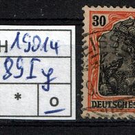 Los H19014: Deutsches Reich Mi. 89 I y, gest