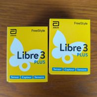 2x Freestyle Libre 3 PLUS Sensor neu & ovp - mhd 31/12/26