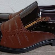 Herren Lackschuhe Businesschuhe braun Gr.45 neu *